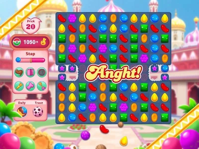 Classic Match-Three Mechanics with Indian Twist Candy Crush India Delight Gameplay Screenshot
